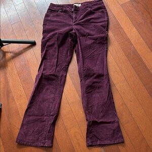 St. John's Bay Women's Flare Jeans - Burgundy